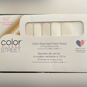 New Color street Swiss and tell nail polish strips